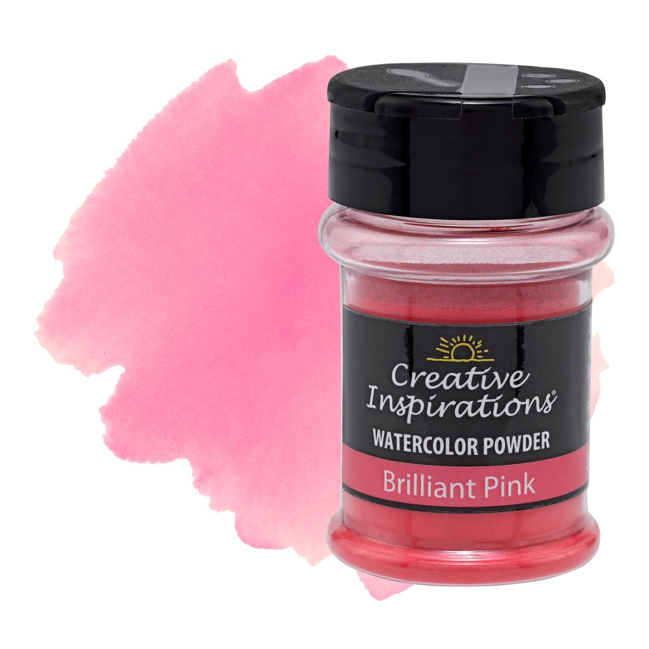 Creative Inspirations Powder Watercolor Paint - 38g Shaker Bottles - Dye-Based Water-Soluble Crystalline Pigments - Non-Toxic, Perfect for Abstract and Spontaneous Effects